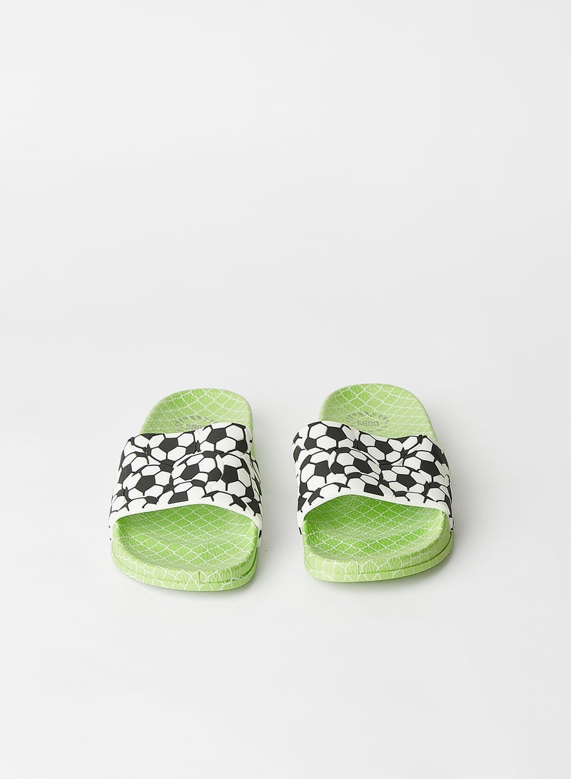 CUBS - Kids Football Field Slides Green - Image 1