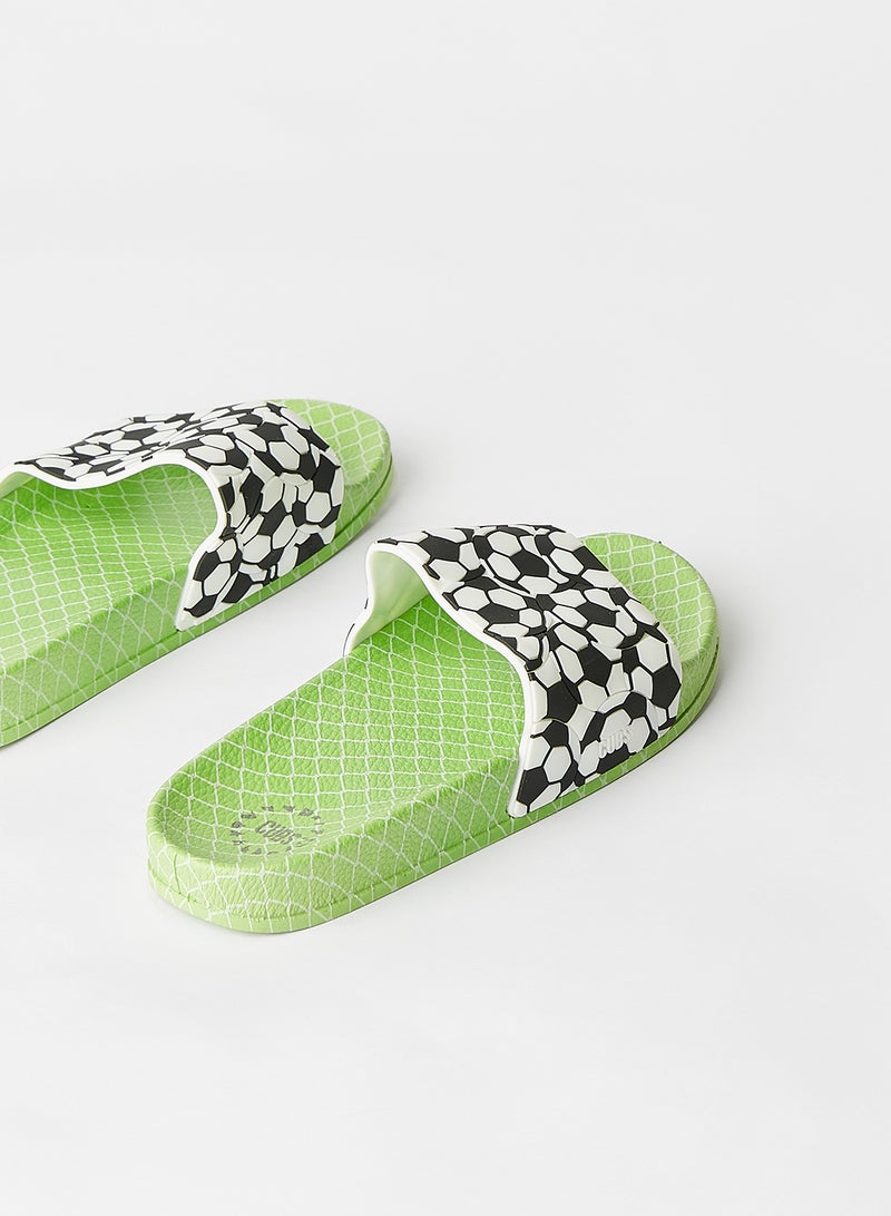 CUBS - Kids Football Field Slides Green - Image 1