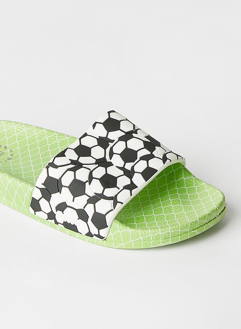 CUBS - Kids Football Field Slides Green - Image 1