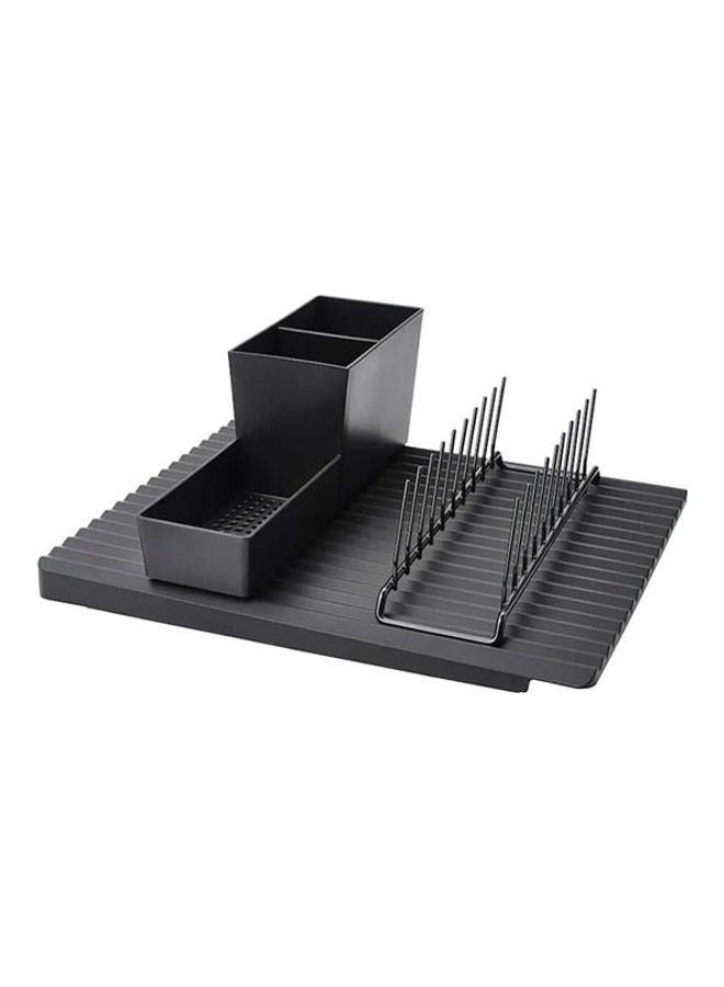 RINNIG - Kitchen Ut Rack/Plate Holder/Dish Drnr Dark Grey - Image 1