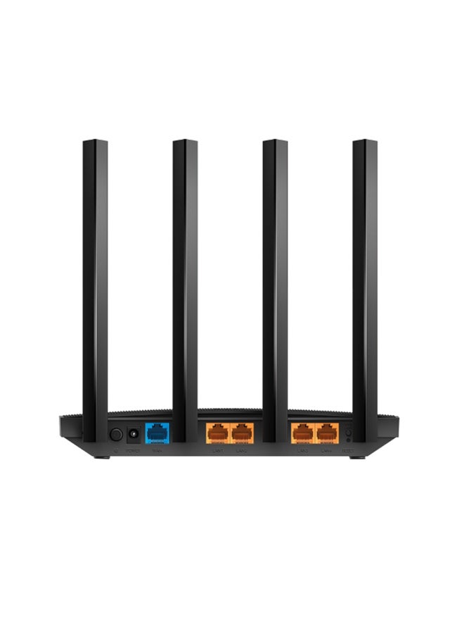 TP-LINK - AC1900 MU-MIMO Wi-Fi Router Black - Image 1