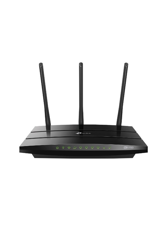 TP-LINK - AC1750 Wireless Dual Band Gigabit Router Black - Image 1