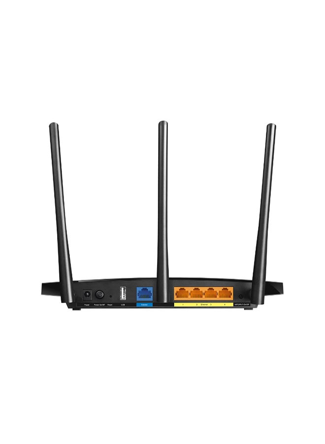TP-LINK - AC1750 Wireless Dual Band Gigabit Router Black - Image 1