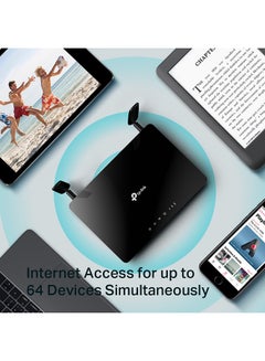 TP-LINK AC1200 Wireless Dual Band 4G LTE Router Black  - Image 5