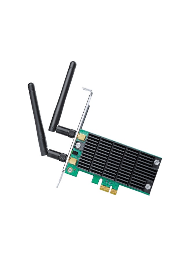 TP-LINK AC1300 Wireless Dual Band PCI Express Adapter Black  - Image 1