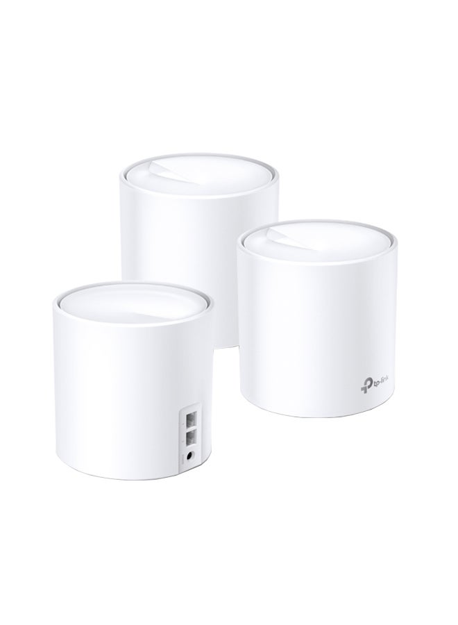 تي بي لينك نظام واي فاي 6 شبكي للمنزل بالكامل AX1800 أبيض - Image 2