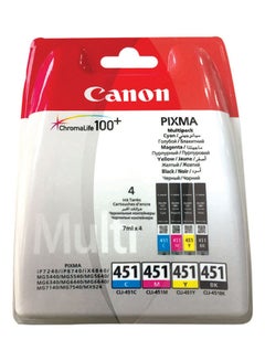 كانون خرطوشة حبر CLI-451 متعدد الألوان  - Image 2