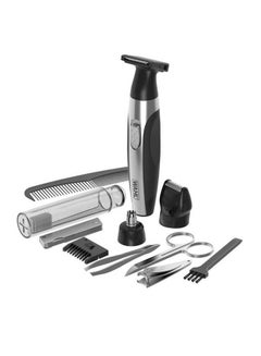 WAHL Cordless Trimmer Travel Kit Black/Silver 240grams  - Image 1