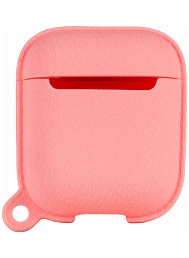 ديجيتبلس غطاء حماية 360 درجة لسماعات أبل آيربودز مع حلقة بقفل زنبركي وردي - Image 1