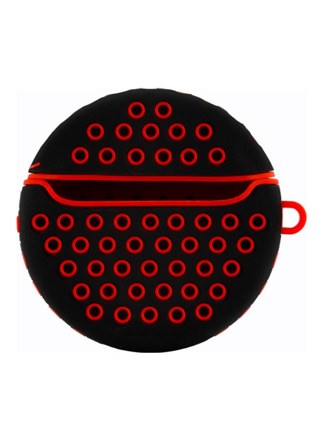 ديجيتبلس غطاء حماية 360 درجة لسماعات أبل آيربودز أسود/ أحمر - Image 1