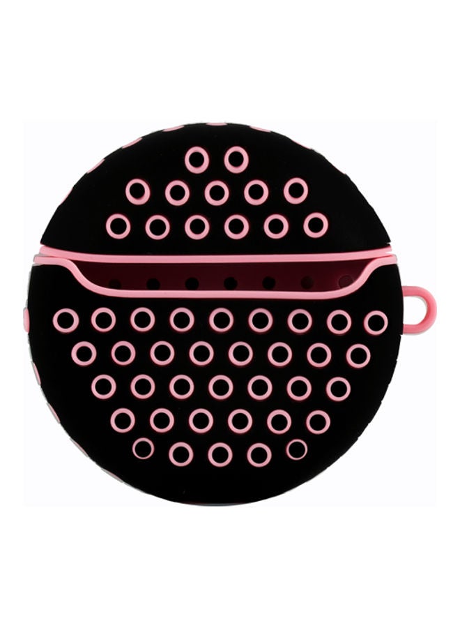 Digitplus - 360-Degree Protective Cover For Apple AirPods Pink/Black - Image 1