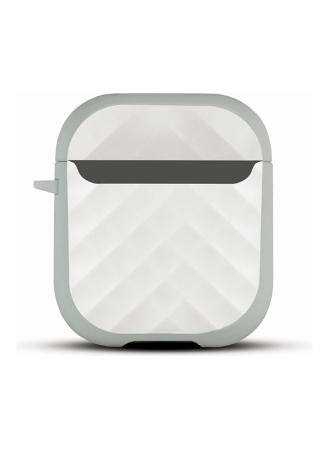 ديجيتبلس غطاء حماية 360 درجة لسماعات أبل آيربودز أبيض/رمادي - Image 1