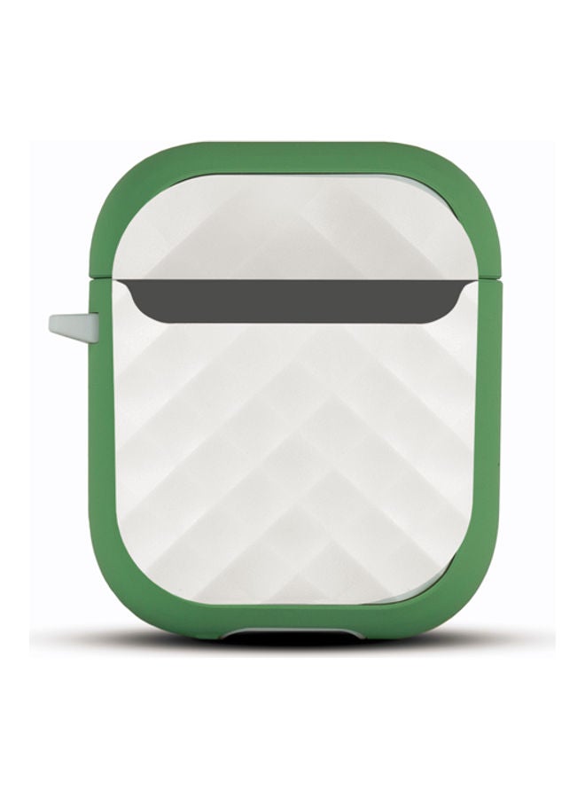 ديجيتبلس غطاء حماية 360 درجة لسماعات أبل آيربودز أخضر/ أبيض - Image 1