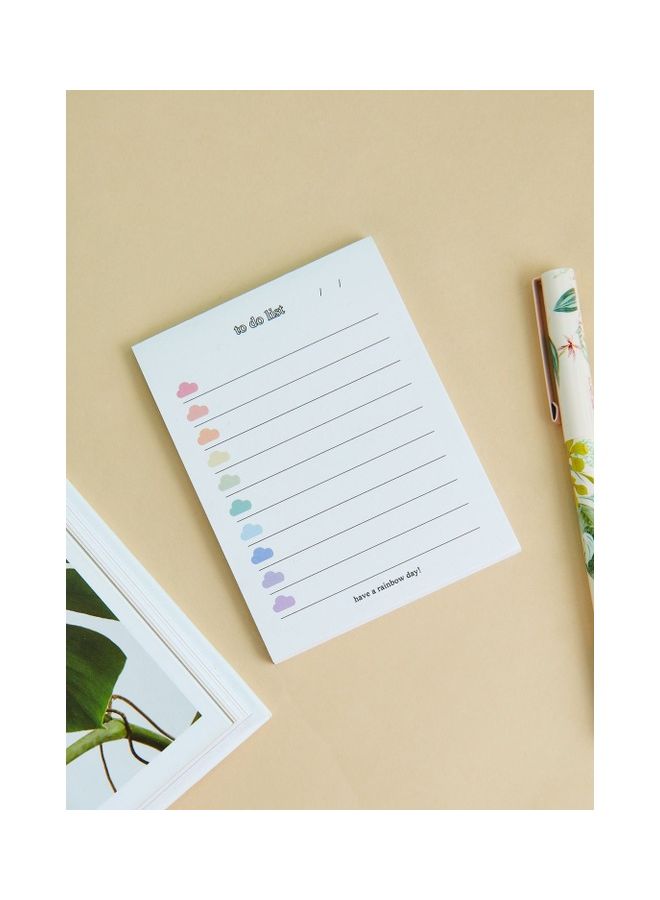 بينك كاكتوس Cloud Memo Pad White  - Image 1