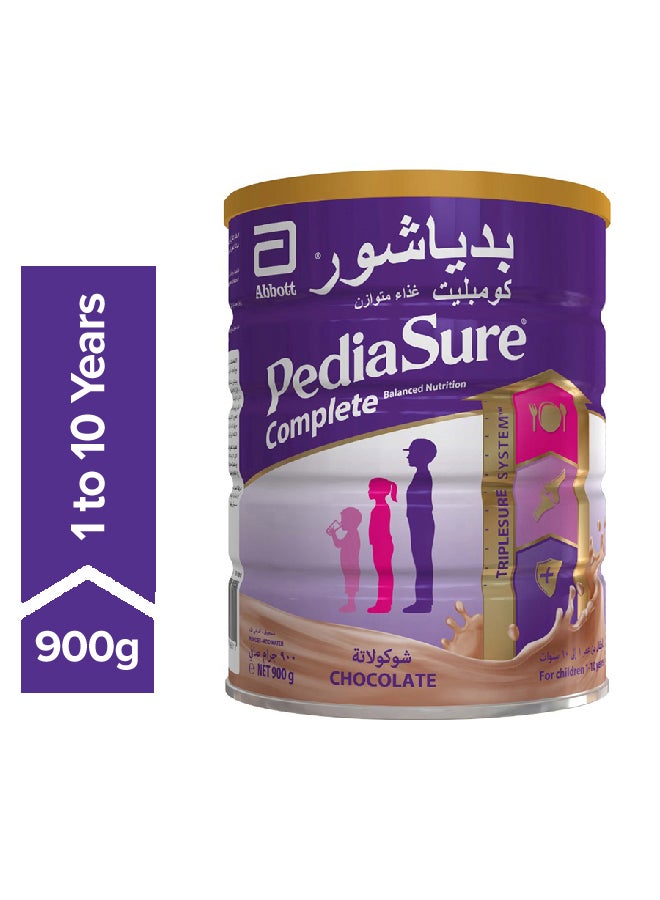 بدياشور تركيبة حليب متكاملة بنكهة الشوكولاتة، لسن 1-10 سنوات 900جرام  - Image 1