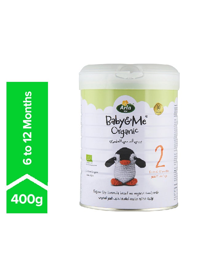 Arla Baby & Me - Organic 2 Milk Formula, 6-12 Months 400grams - Image 1