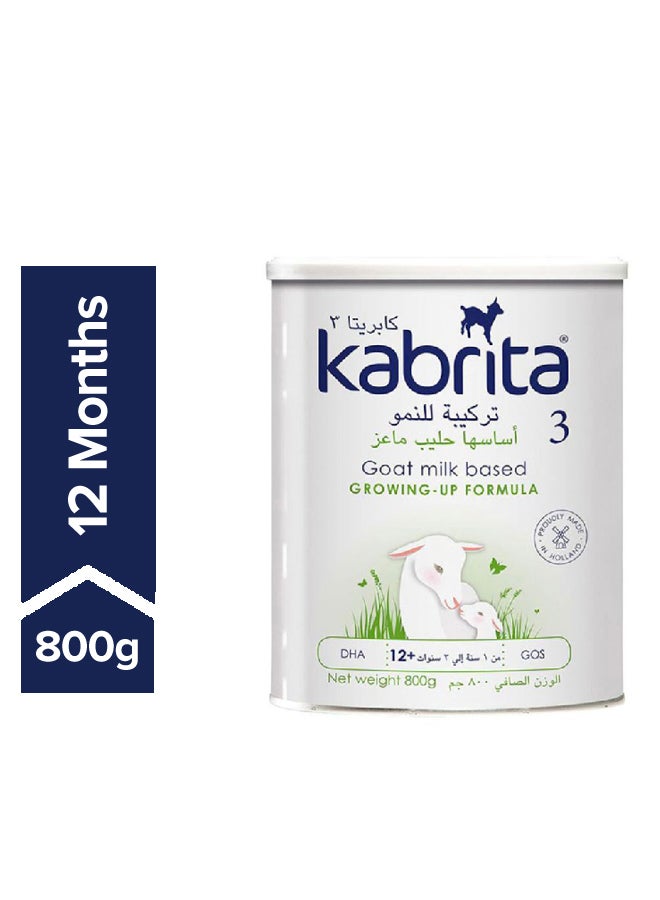Kabrita Goat Milk Based Growing Up Formula 12+Months 800grams  - Image 1