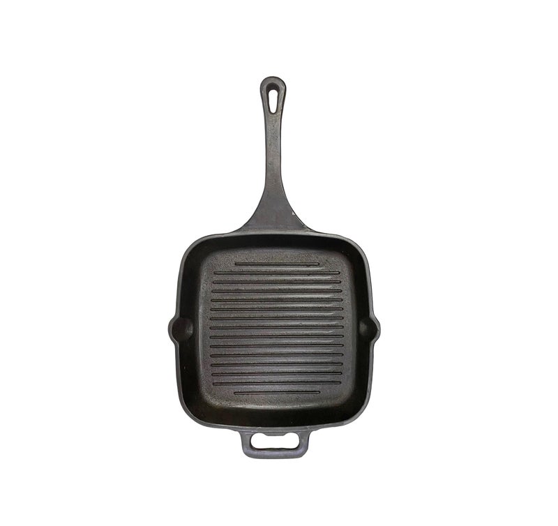 Ayda Pre-Seasoned Cast Iron Grill Pan Black 26cm  - Image 2