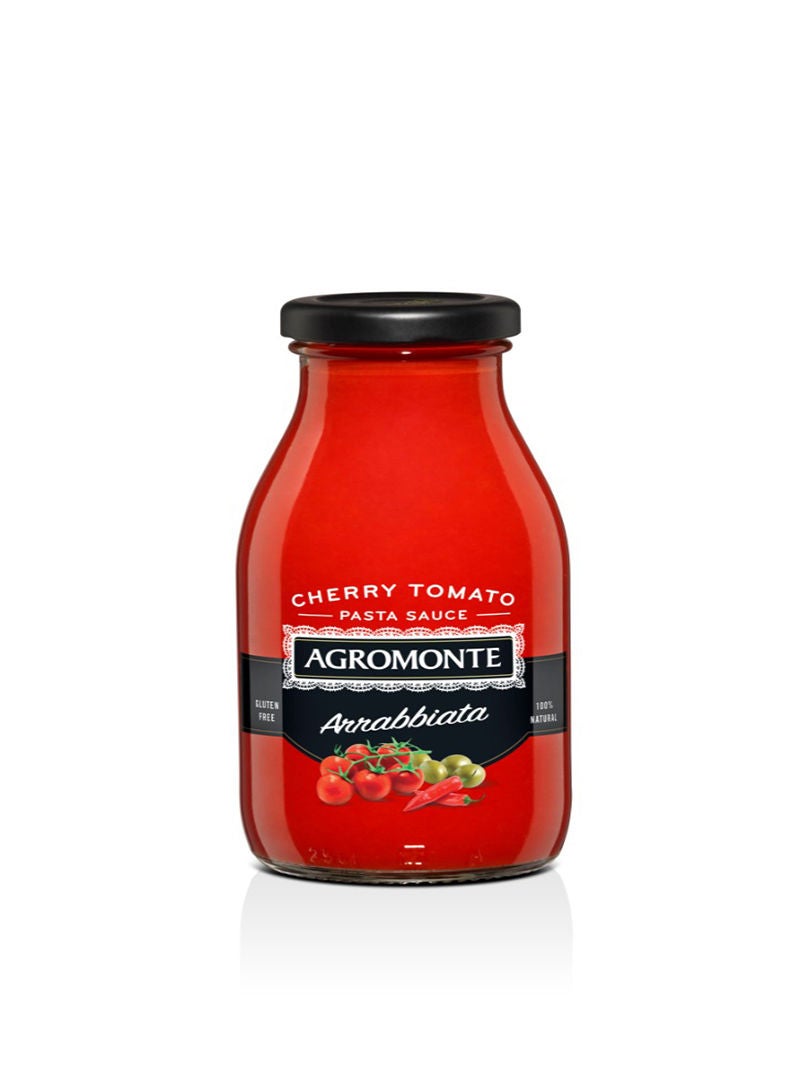 Agromonte Arrabbiata Cherry Tomato With Green Olive And Hot Pepper Sauce 260grams 