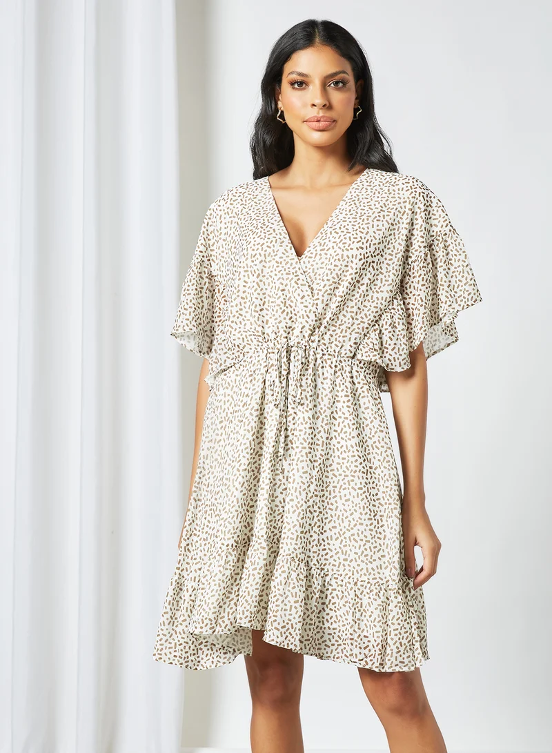 LABEL RAIL All-Over Print Dress