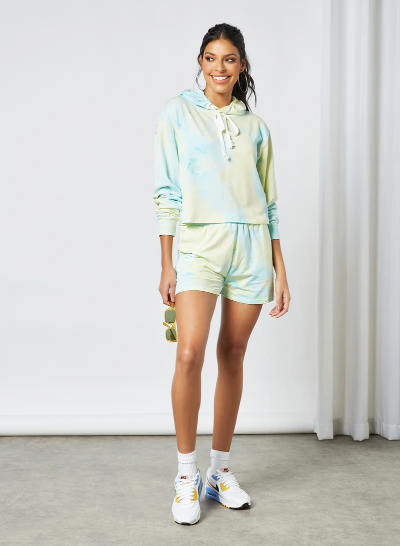LABEL RAIL Tie-Dye Shorts Multicolour