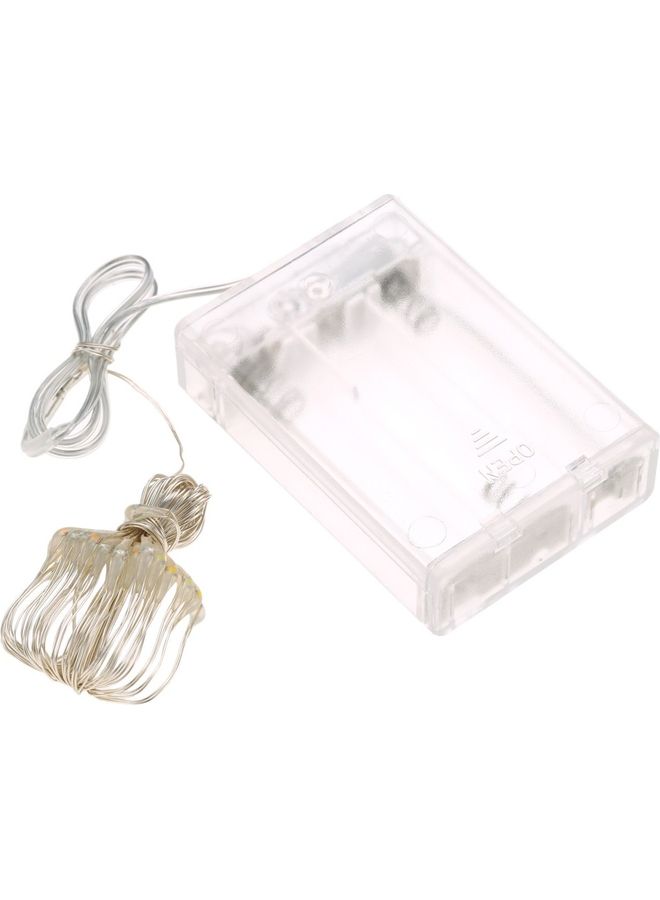 50-LEDs Fairy Light String Battery With Battery Case Blue  - Image 5