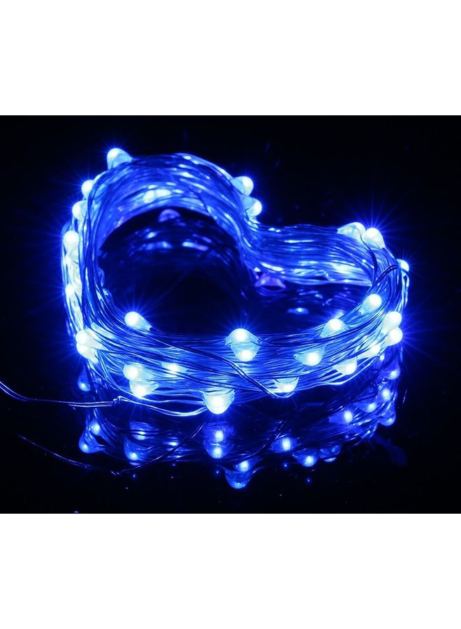 50-LEDs Fairy Light String Battery With Battery Case Blue  - Image 2