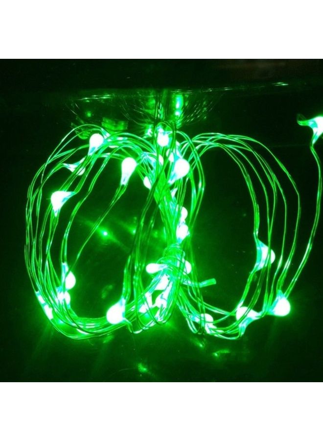 100-LEDs Fairy Battery Powered String Light Green  - Image 2