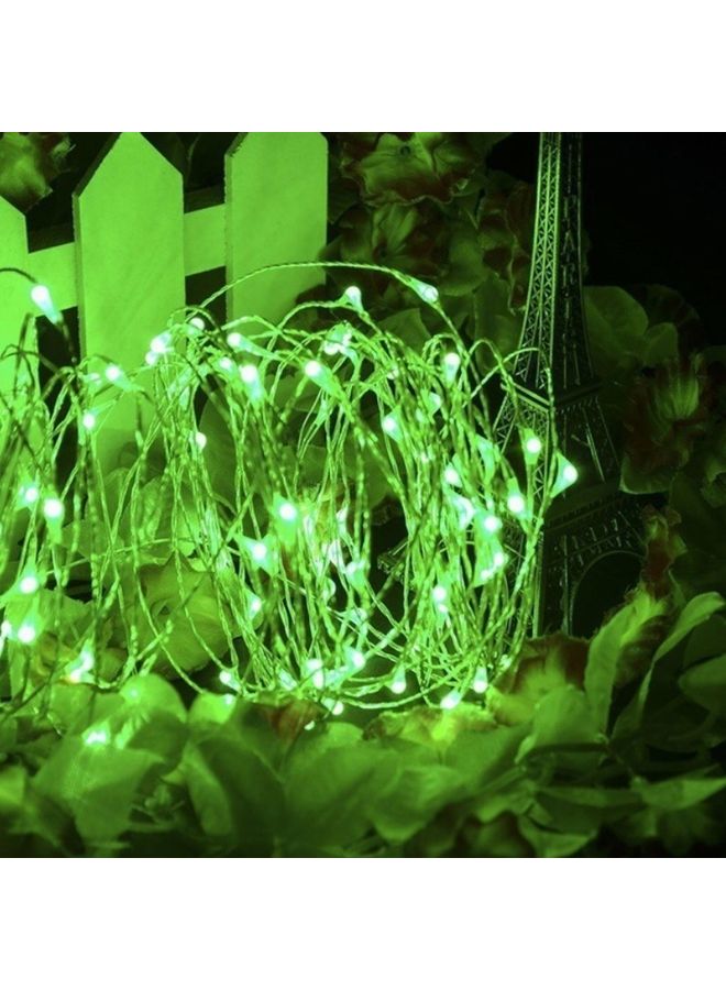 100-LEDs Fairy Battery Powered String Light Green  - Image 4
