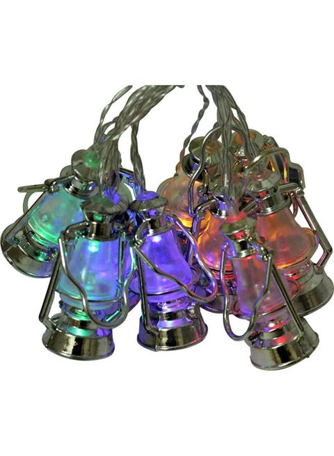 Lamp Shaped LED String Light Multicolour 1.65meter