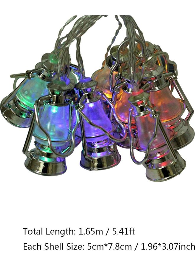 Lamp Shaped LED String Light Multicolour 1.65meter