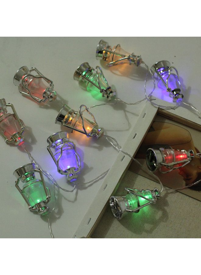 Lamp Shaped LED String Light Multicolour 1.65meter