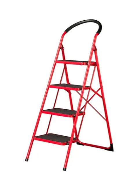 4-Step Ladder Red 130cm