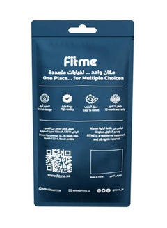 FITME 2-Piece Silicone Case For Huawei Freebuds Pro Black/White  - Image 4
