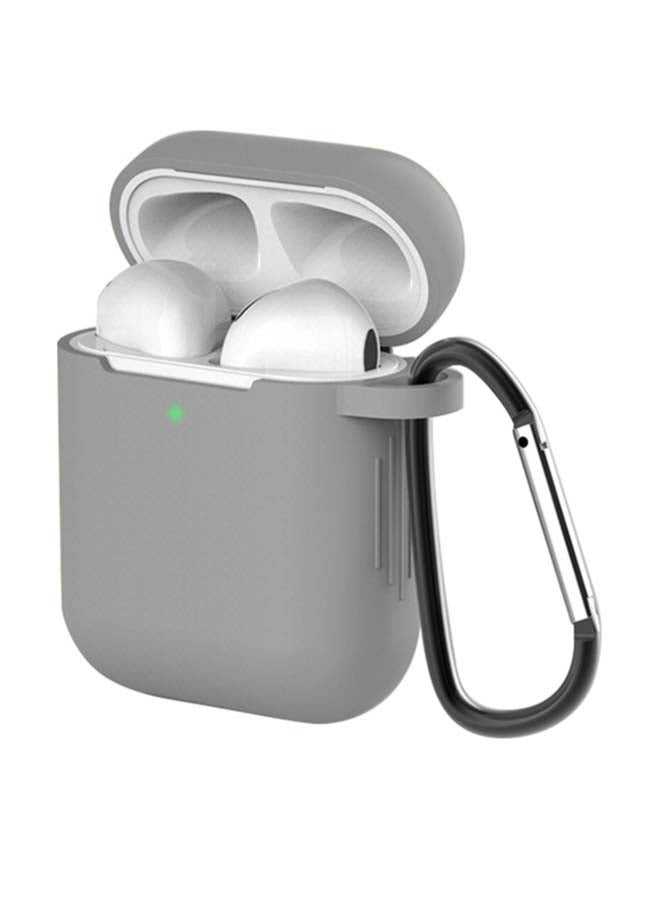 FITME - 2-Piece Silicone Case For Apple AirPods 1/2 Navy/Grey - Image 1