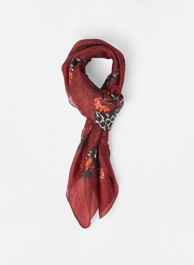 Aila All Over Print Scarf Multicolour  - Image 1