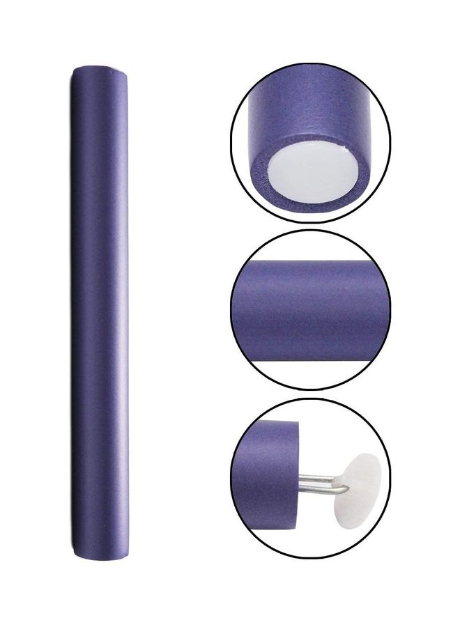 طقم بكرات شعر مكون من 10 قطع أرجواني - Image 3