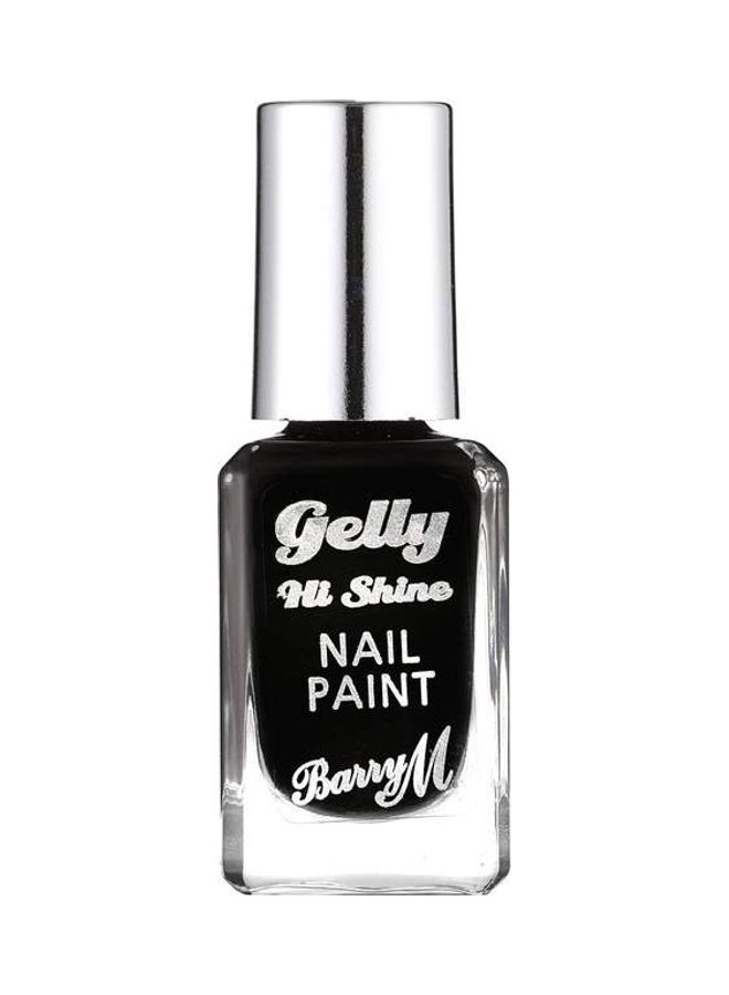 Barry M Gelly Hi Shine Nail Paint Black Forest  - Image 1