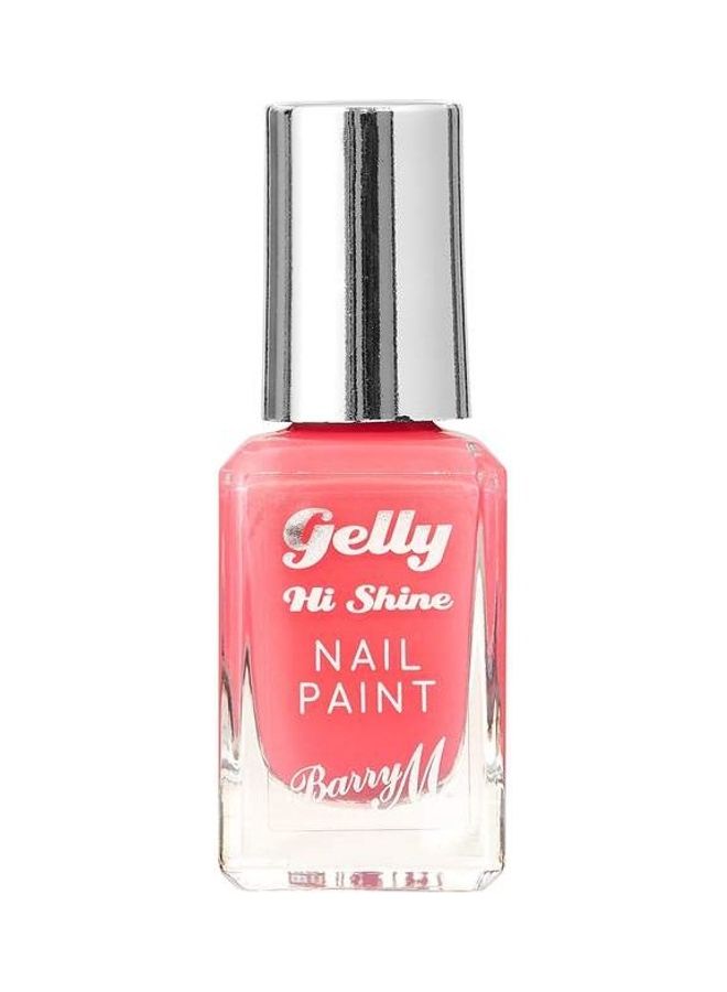 Barry M Gelly Hi Shine Nail Paint Pink Grapefruit  - Image 1