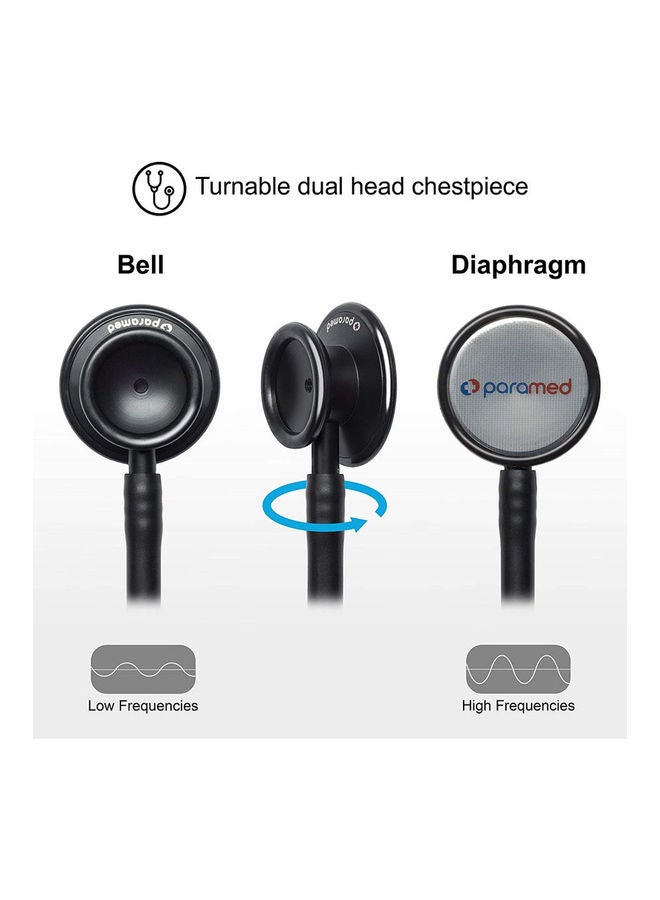 paramed Classic Dual Head Stethoscope With Extra Diaphragm - Image 3
