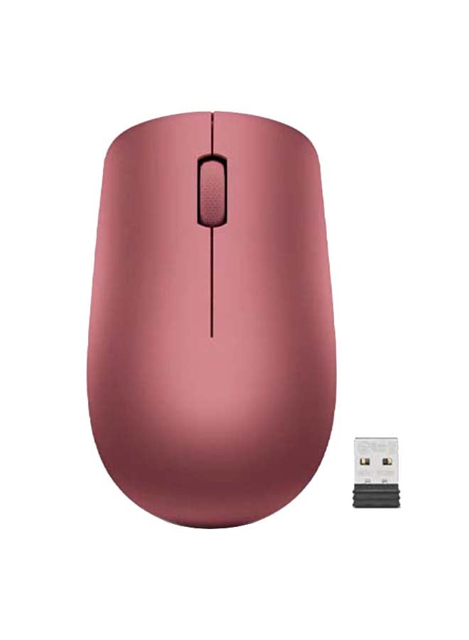 Lenovo 530 Wireless Mouse With Battery Cherry Red  - Image 1