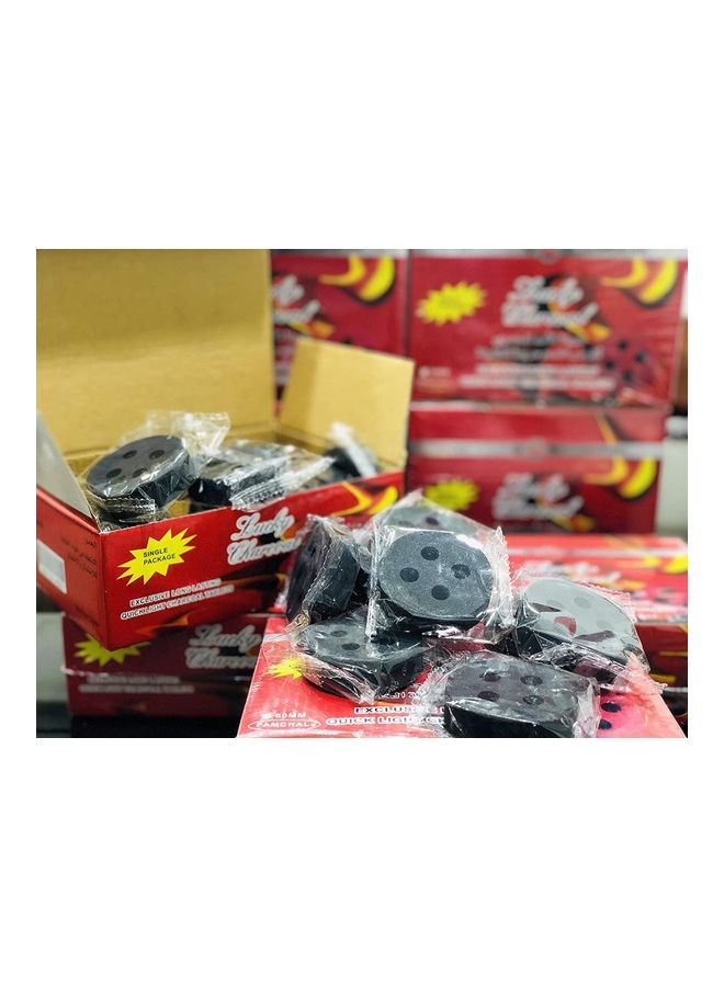 Lucky - 20-Piece Charcoal-Bakhoor Coal Black 50mm - Image 1