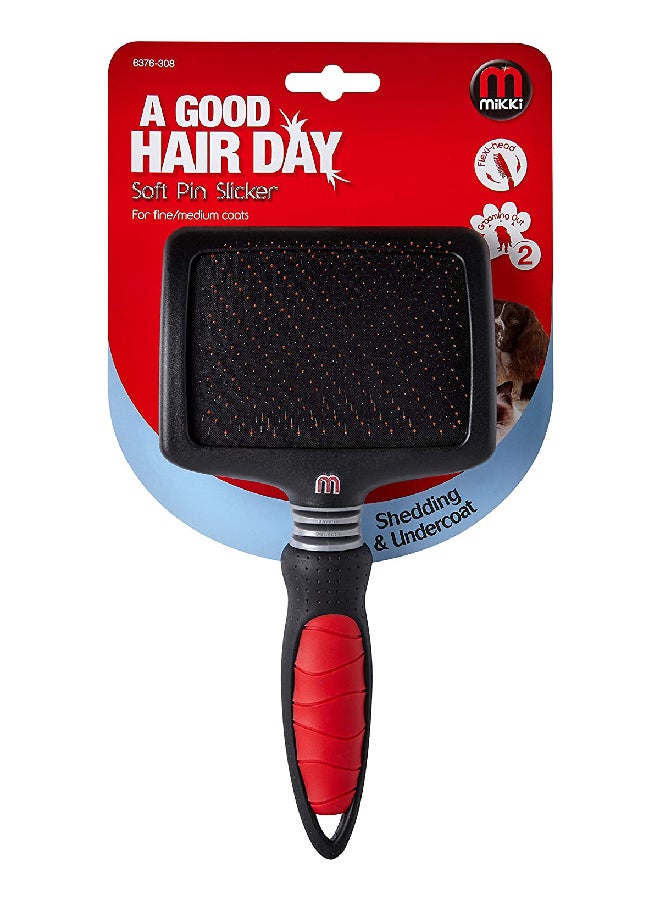 Soft Pin Slicker Red/Black XL