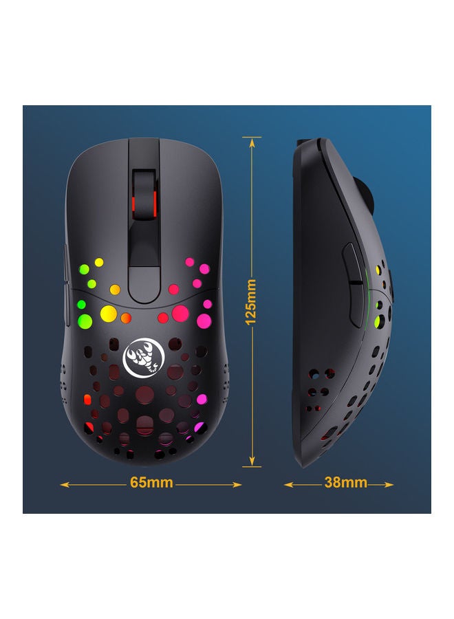 Wireless Gaming Mouse With Type-C Wire Black