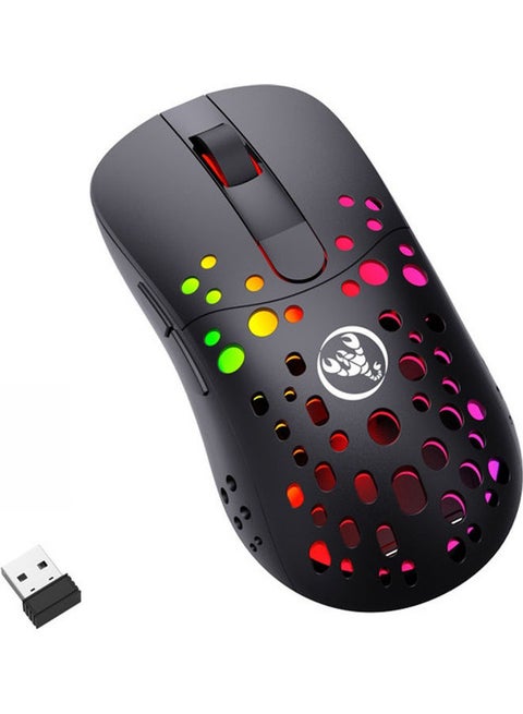 Wireless Gaming Mouse With Type-C Wire Black