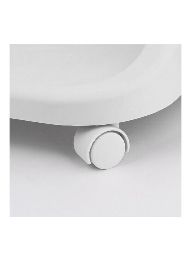 2 Tier Laundry Basket White 45 x 34 x 39cm  - Image 4
