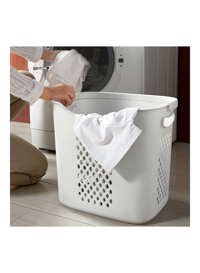 3 Tier Laundry Basket White 45 x 34 x 45cm  - Image 4