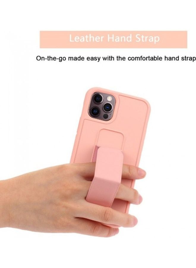 MARGOUN Protective Case Cover With Finger Grip Stand For Apple iPhone 11 Pro Pink - Image 4
