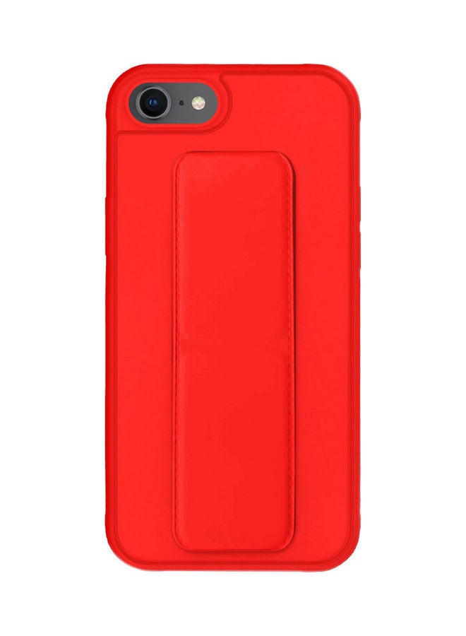 MARGOUN - Protective Case Cover With Finger Grip Stand For Apple iPhone SE 2020 Red - Image 1