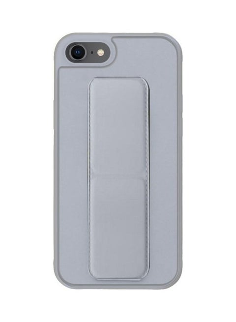 Protective Case Cover With Finger Grip Stand For iPhone 7/8 Grey